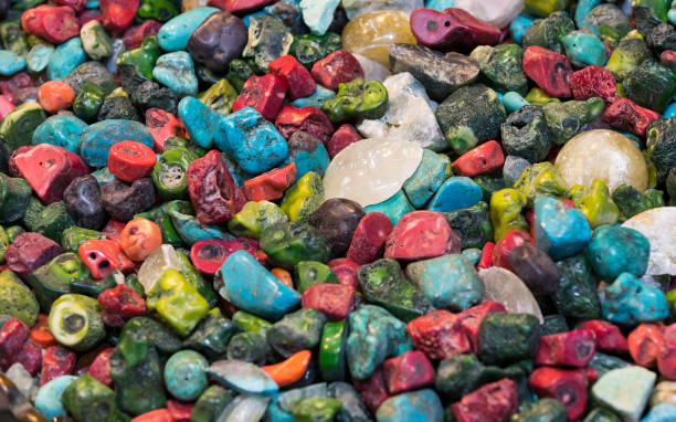 istock Background of colored stones 885426200