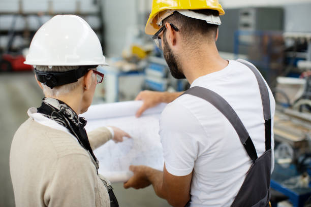 istock Quality control inspection in the factory 885429832