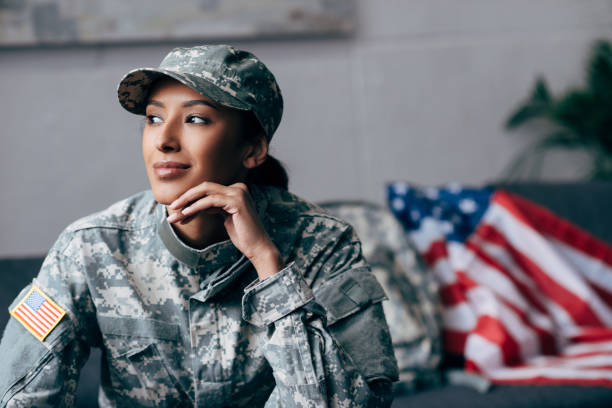 istock thoughtful african american soldier 885433174