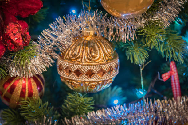 istock elegant and colorful Christmas decorations 885452682