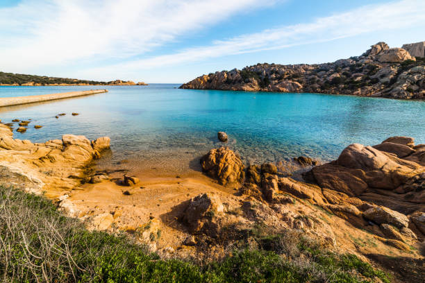 istock Rocks by the sea in Spalmatore beach 885457706