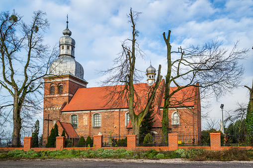 Church of St. Martin in Znin - one of the three historic parish churches in Znin, in Kujawsko-Pomorskie, Poland