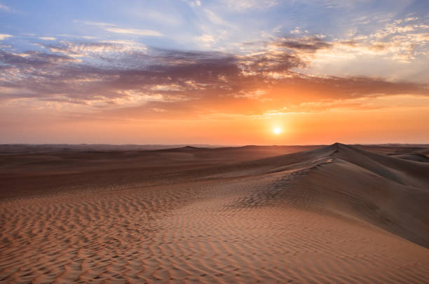 Majestic Desert Sky at Sunrise