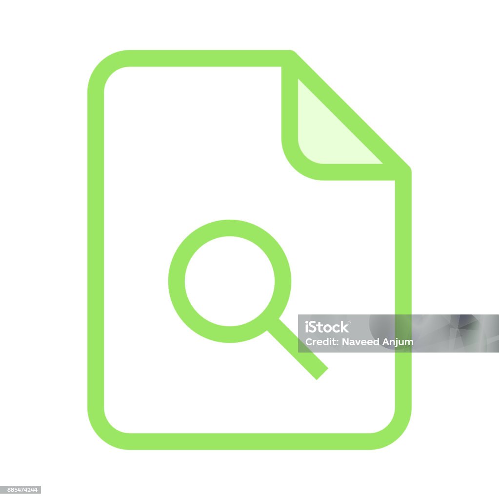 file search colour line icon Binoculars stock vector