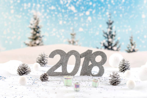 istock 2018 card pt bnner on a snow lasndscape background 885484204