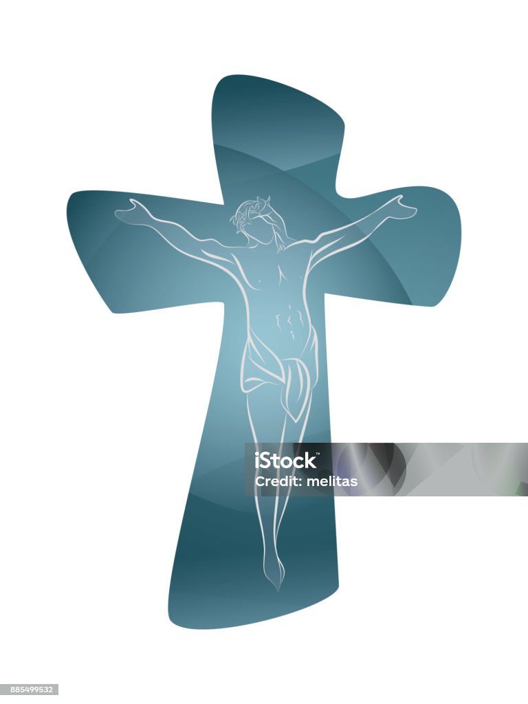 Thánh Giá Kitô Giáo Với Nghệ Thuật Đường Kẻ Đóng Đinh Chúa Giêsu ...