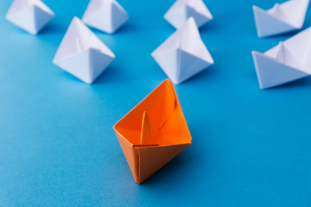 istock Paper Boats - Leadership Concept 885530780
