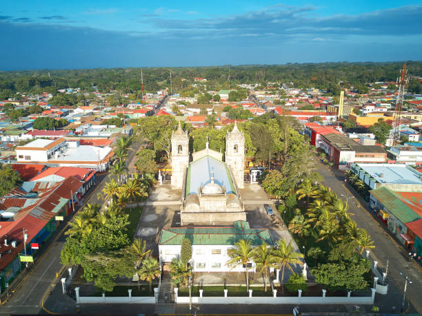 istock Cathedral in Jinotepe city 885534224