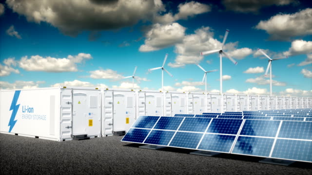 Concept of energy storage system.