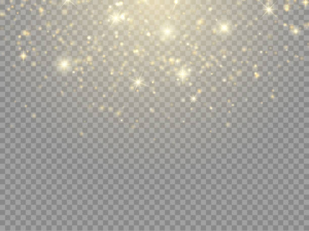 efekt świecenia. koncepcja świątecznej lampy błyskowej wektor - music backgrounds gold star stock illustrations