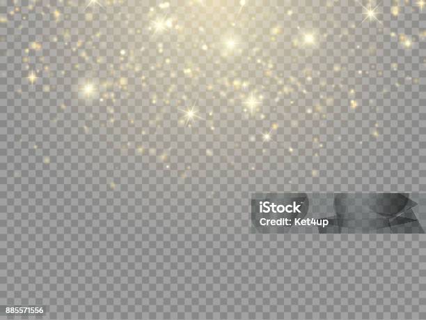 Glow Light Effect Vector Christmas Flash Concept Stock Illustration - Download Image Now - Glittering, Christmas Lights, Christmas