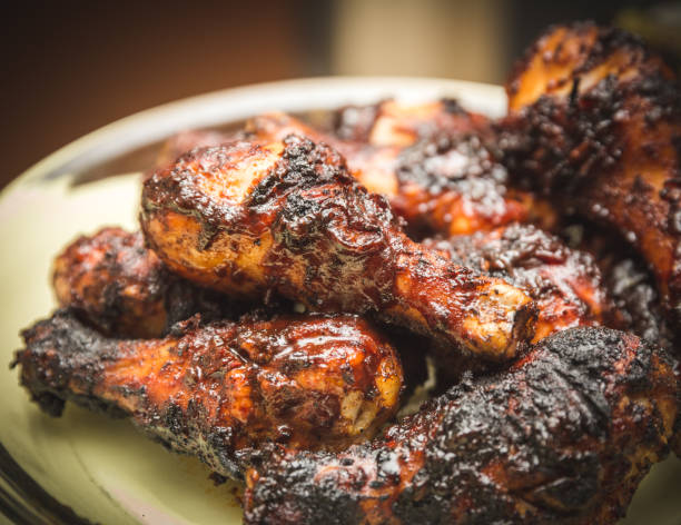 istock Barbecued Chicken with Sauce and Spices 885591438