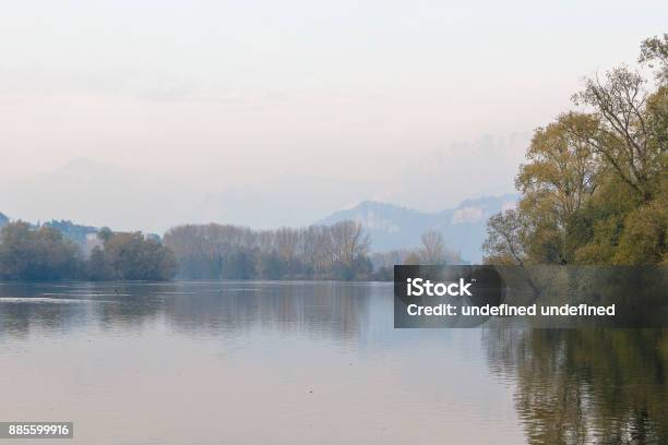 Views Of The Adda River Stock Photo - Download Image Now - Autumn, Autumn Leaf Color, Coastline