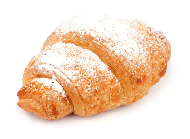 istock fresh croissant isolated on white background 885606440