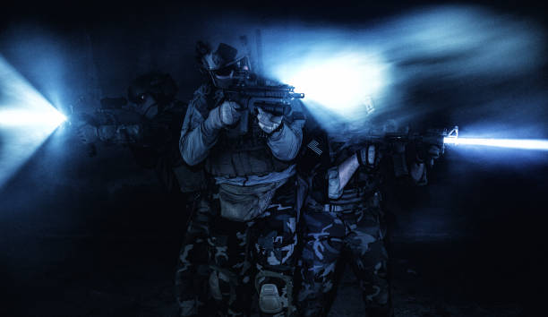 istock Attacking under cover of darkness 885612150