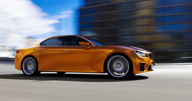istock car driving on urban road 885731358