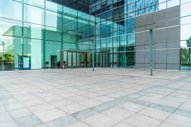 istock Modern office building outdoors 885734536