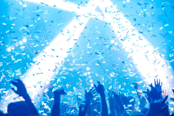 istock Dance club with lights backgrounds 885735376