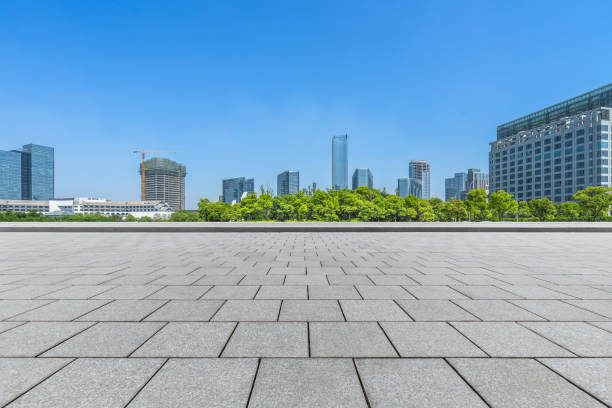 istock shanghai City skyline under blue sky 885735758