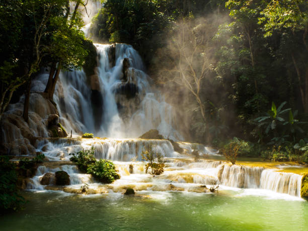 istock Kuang si waterfall Luang prabang Laos 885752066