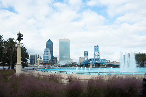 Jacksonville Skyline on the East Coast of Florida