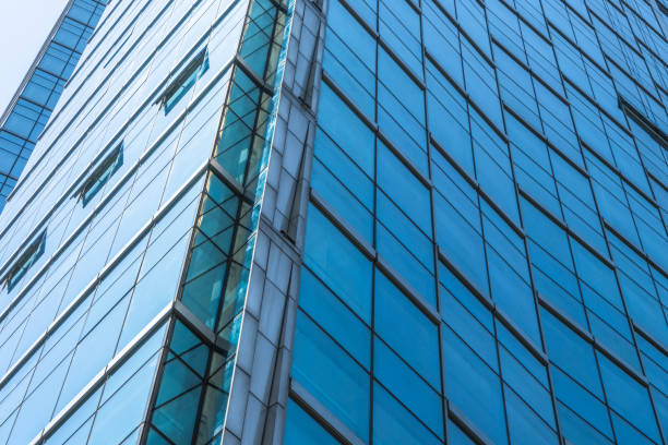 istock Detail glass building background 885794158