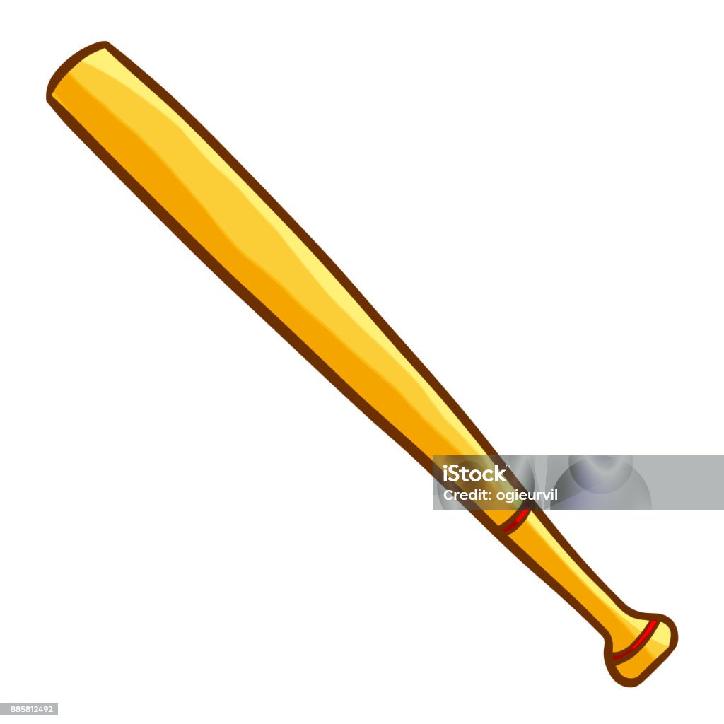 Sharp Baseball Stick Baseball Stick Stock Illustration - Download Image Now - Accuracy, Base ...