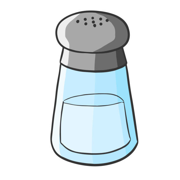 Salt In A Glass Stock Illustration - Download Image Now - Salt - Mineral,  Salt - Seasoning, Ingredient - iStock