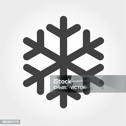 istock Snowflake Icon - Iconic Series 885844174