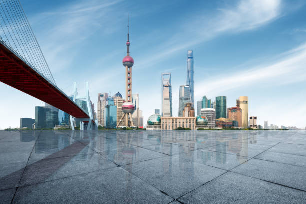 istock Modern metropolis skyline, Shanghai, China, Shanghai panorama. 885847174