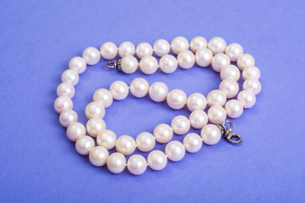 istock Beautiful female pearl beads 885905082