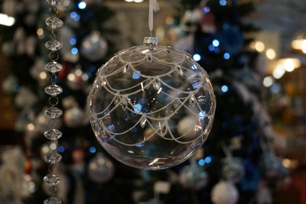 istock Christmas tree ornament at the market 885907998