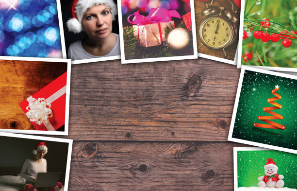 istock Christmas and New Year holidays collage 885923132