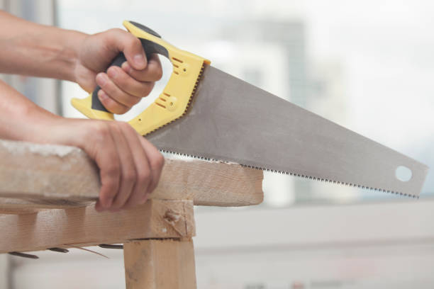 istock Sawing of wooden whetstone 885929174