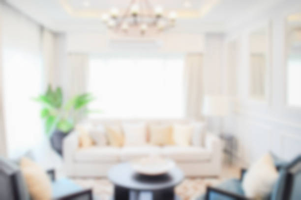 istock Defocus luxury living room in modern classic style 885935432