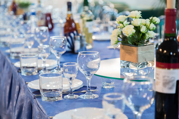 istock The preparations for the Banquet or buffet. A gala reception. Catering 885948656