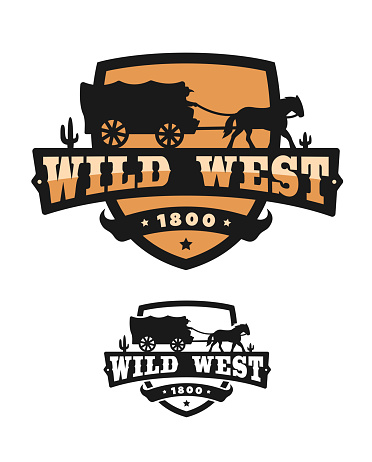 Old Wild West.  of emblem.