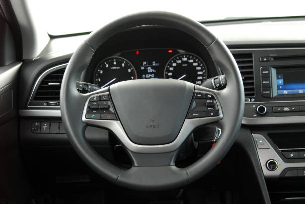 steering wheel stock photo