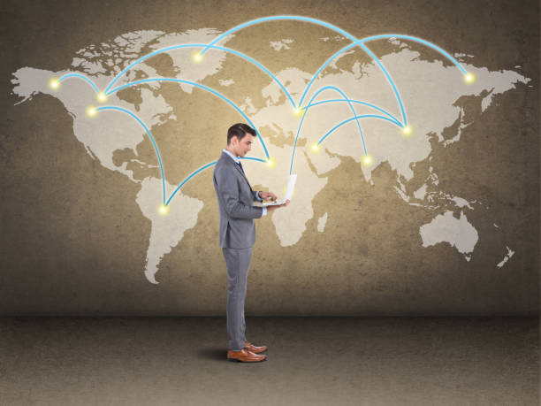 istock Businessman working on laptop 886012910