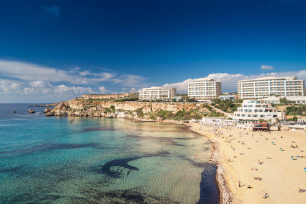 istock Golden Bay Beach, Rivera, Malta 886013224