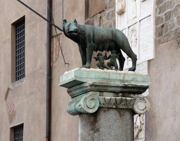 istock View of the emblem of Rome 886016016