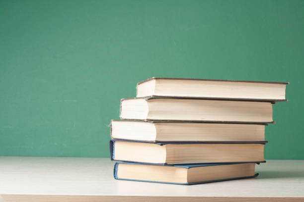istock Stack of colorful books. Education background. Back to school. Copy space for text. 886016372