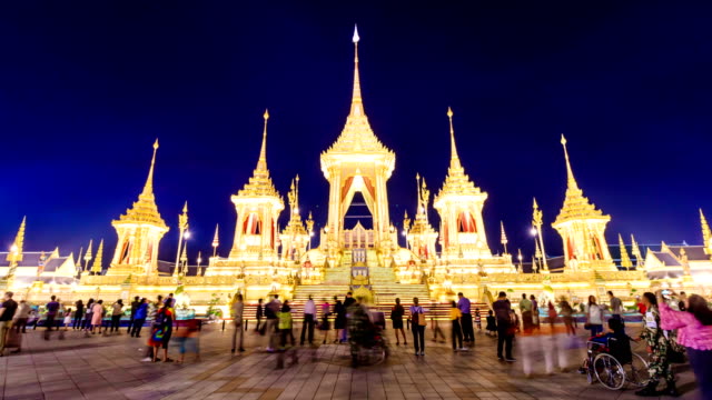 The royal crematoriam of thailand king which was cremated the king on october 26, 2017. Now It is open for people to visit 60 days on november and december 2017 at royal field, bangkok, thailand