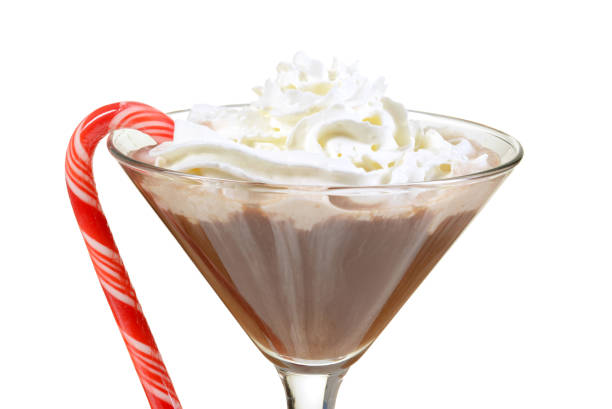 istock closeup chocolate martini with peppermint stick 886034948