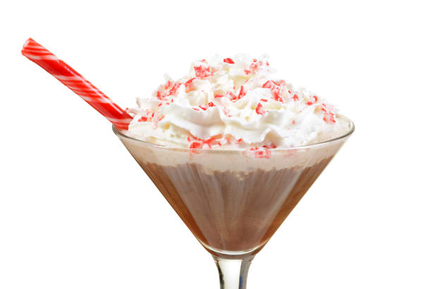 istock closeup chocolate candy cane martini with peppermint stick 886034956