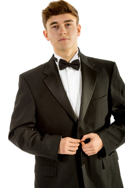 istock 18 year old wearing a tuxedo 886038718