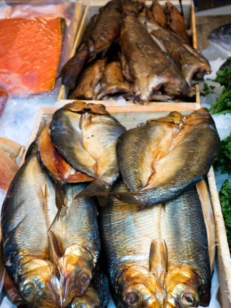 istock Kippers on a market stall 886046760