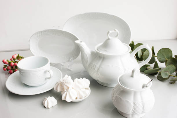istock white luxury expensive porcelain tea set 886053132