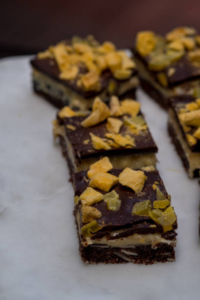istock Close up Homemade Mango Chocolate Bars. (selective Focus) 886056472