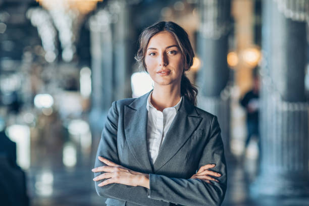 istock Successful and confident businesswoman 886065976